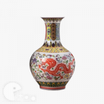 Florero de porcelana china